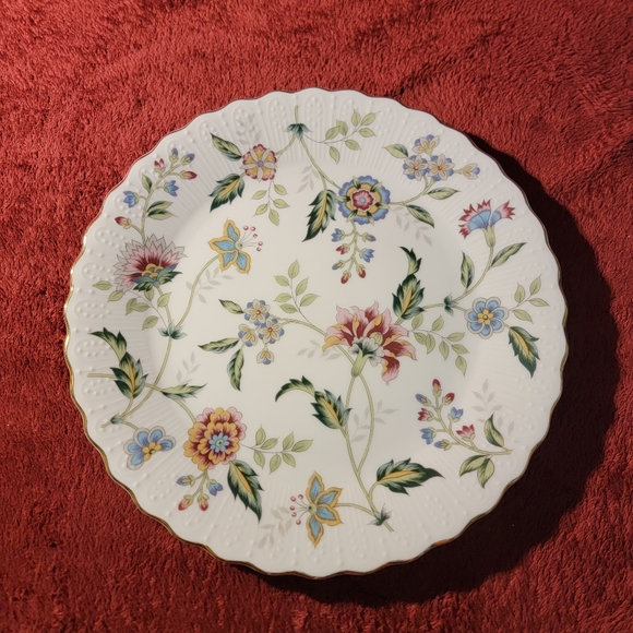 Buckingham Andrea BySadek Floral Patterned Dinner Plate With Gold Trim Pre-owned - Picture 1 of 6